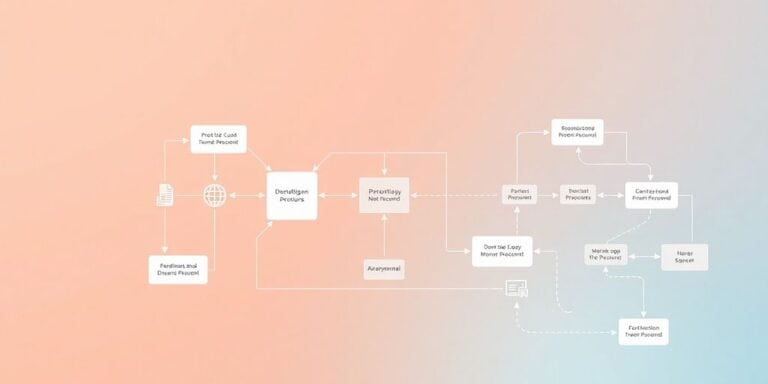 A colorful flowchart illustrating a streamlined process.